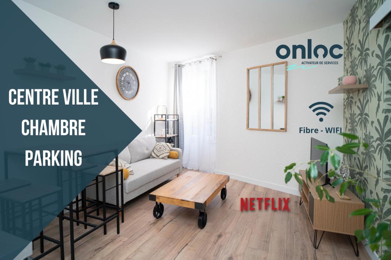 Onloc - Appart Reveil Proche Halles Avec Parking Pau Kültér fotó